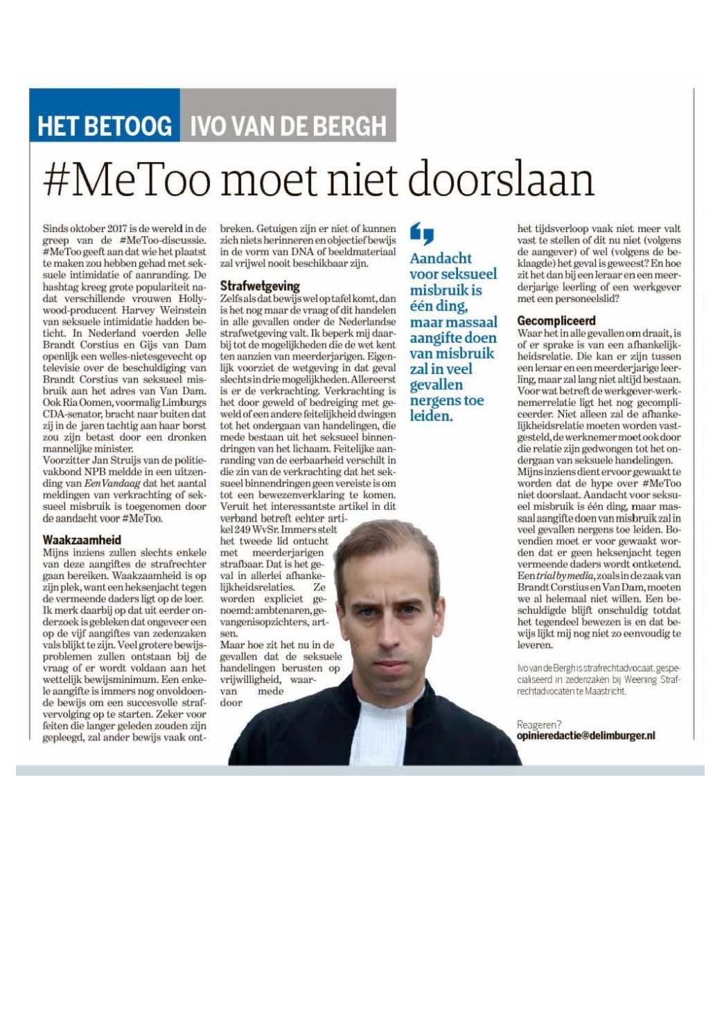 Artikel Ivo metoo